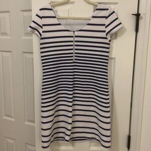 Lilly Pulitzer Navy and White Striped Dress